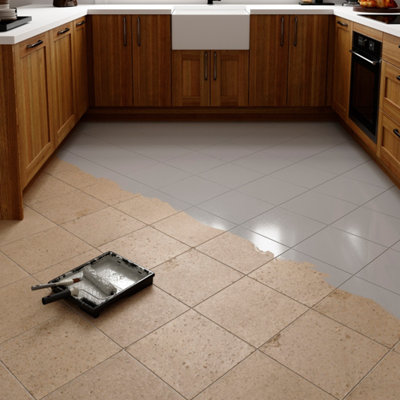 Peindre un sol en carrelage ou en parquet​