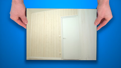 résultat final mur en lambris bois