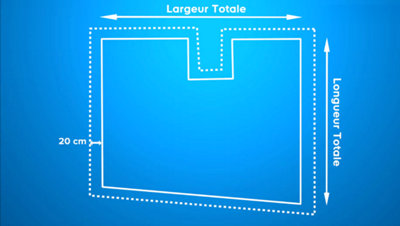Plan dimansion moquette pièce