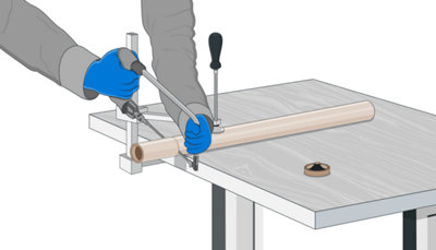couper le tambour