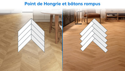 Image de Pose en bâtons rompus et pose en point de Hongrie