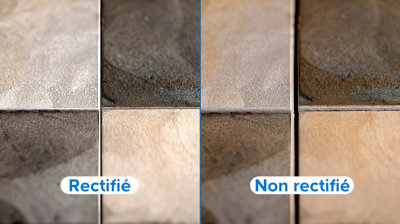 Illustration de carreau rectifié