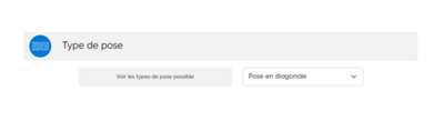Le type de pose