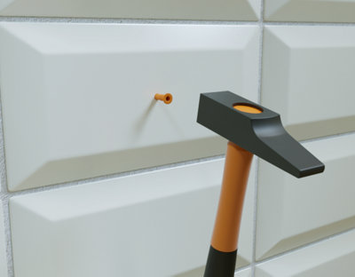 Insérez une cheville dans le mur