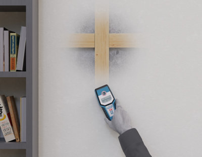 Détection de bois dans un mur avec un détecteur de matériaux