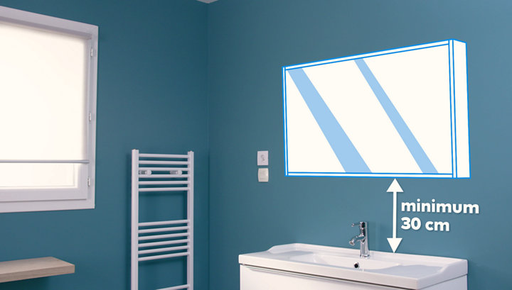 Poser un meuble de salle de bains