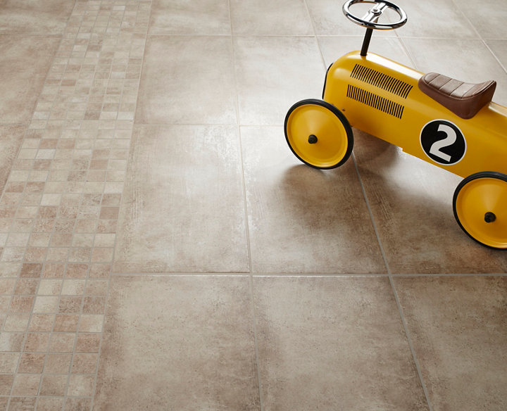 Zoom sur un carrelage pleine masse 