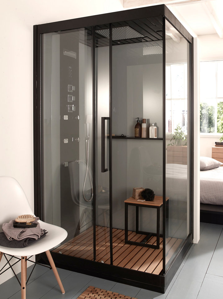 cabine de douche hydromassante