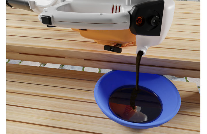 Vidanger un aspirateur souffleur thermique