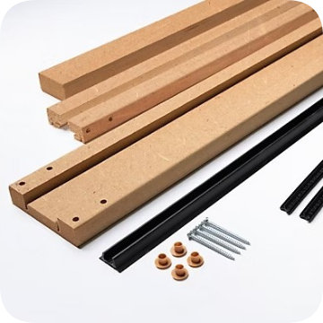 Accessoire porte coulissante