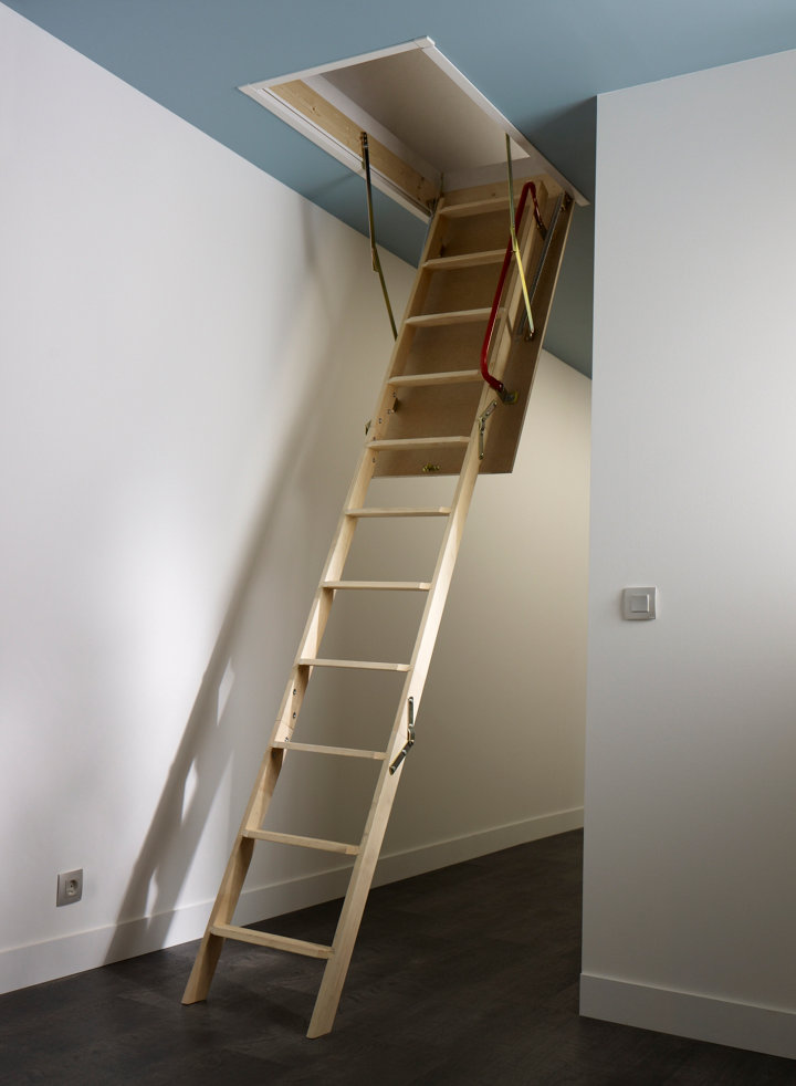 Escalier escamotable bois