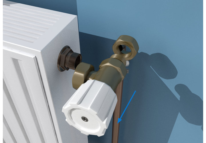 Sortez le corps du robinet du tuyau d’arrivée d’eau