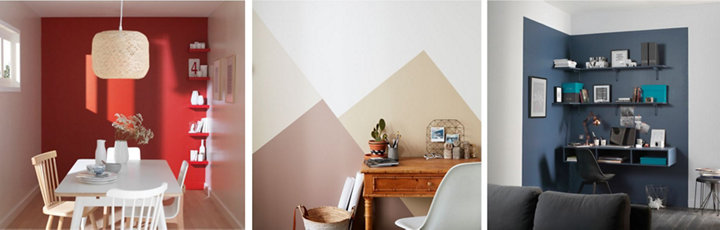 La peinture comme outil de décoration : jouer sur les volumes