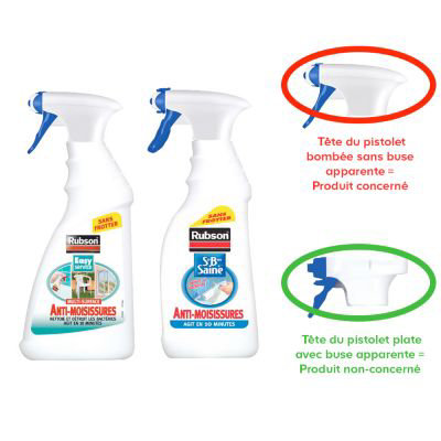Sprays anti-moisissures RUBSON 500 ML