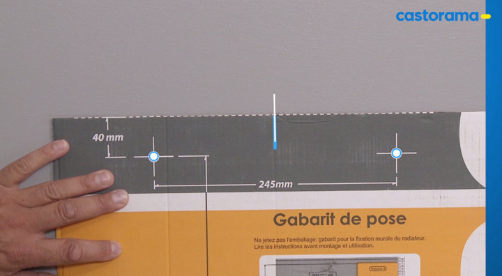 Étape 2 : Poser la console murale
