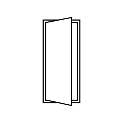 La porte d'entrée simple battant sur-mesure