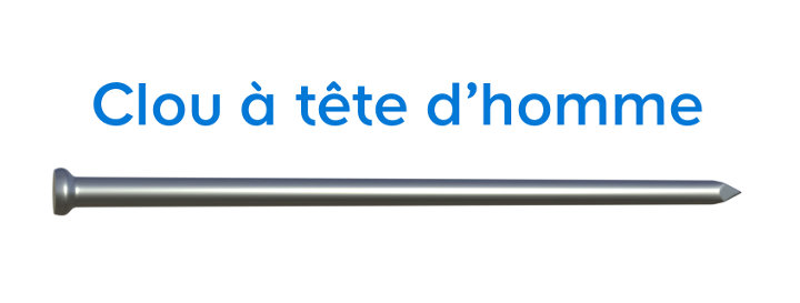 Les clous à tête d’homme
