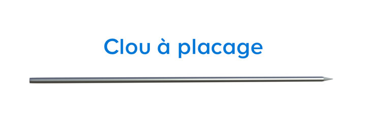 Les clous à placage ou pointes