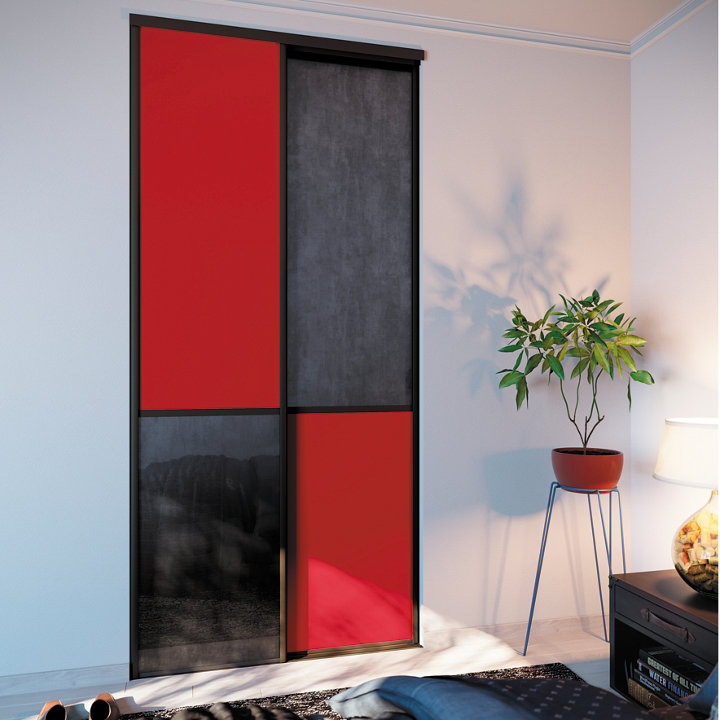 Exemple de portes de placard sur mesure