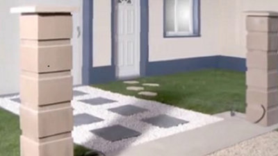 Voilà, le montage de vos piliers de portail est maintenant terminé. Vous pouvez à présent procéder à l’installation du portail à battant de votre maison.​